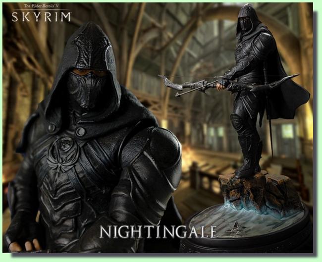 The Nightingale The Skyrim Statue