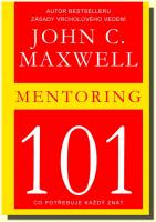 Mentoring 101 co potřebuje každý znát 