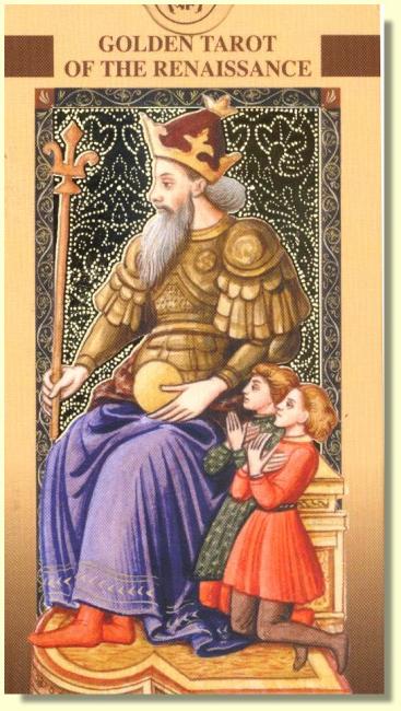 Zlatý Renesanční Tarot (78 karet) Golden Tarot Of The Renaissance