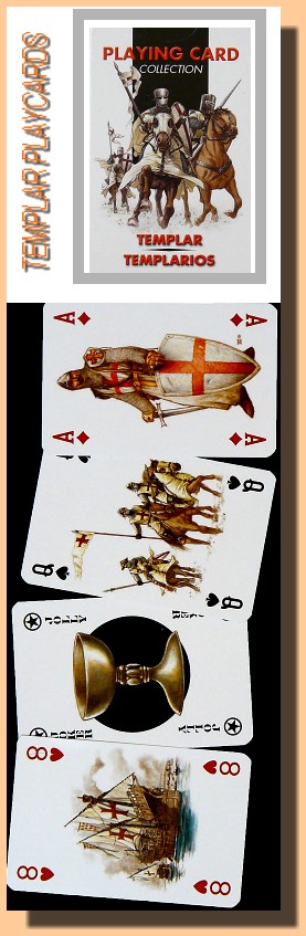Templáři hrací karty (54 hracích karet)
