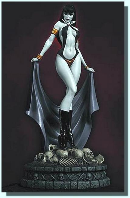 Vampirella Black and White Statue