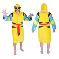 Wolverine Hooded Cotton Bathrobe