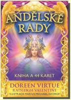 Andělské rady (kniha a 44 karet - lesklé) 