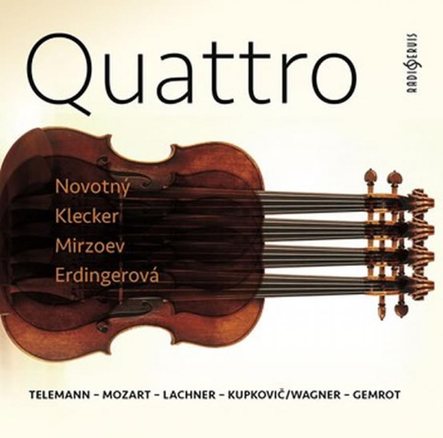 Quattro: Telemann-Mozart-Lachner-Kupkovič/Wagner-Gemrot (audio CDmp3)