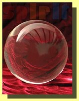 Křišťálová věštecká koule (průměr 120 mm)