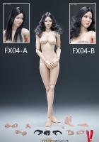 Black Straight Hair Headsculpt and VC 3.0 Female Body Set
