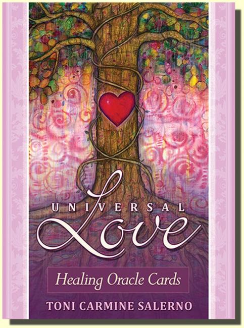 Universal Love Healing Oracle Cards (45 karet a kniha)