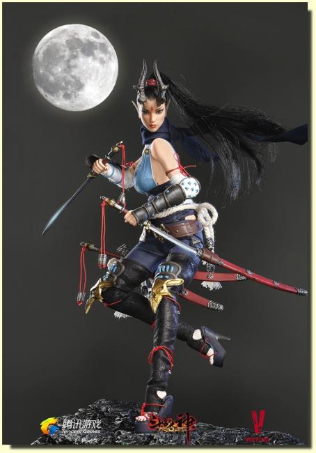 Lady Dragon in the Moonlight Assassin Figure