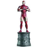 White Bishop Chess Piece with Magazine