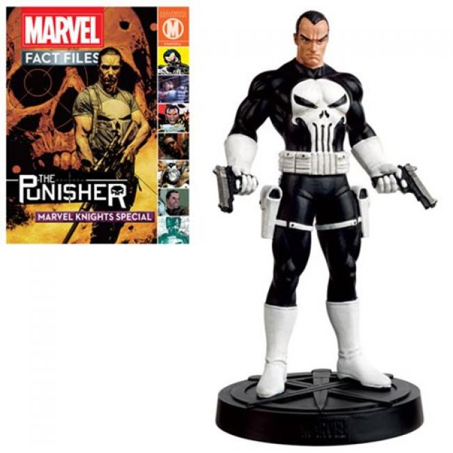 Punisher Statue with Collector Magazine