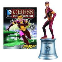 Kid Flash White Knight Chess Piece and Magazine
