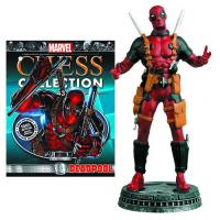 Deadpool White Pawn Chess Piece with Magazine