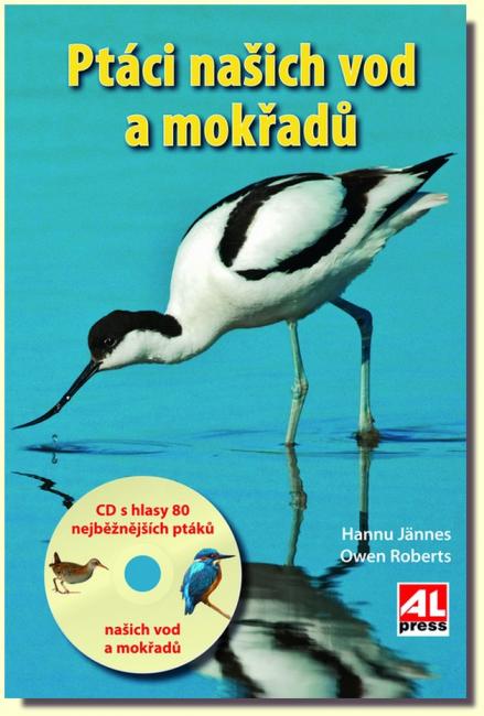 Ptáci našich vod a mokřadů (knih a audio CD) s hlasy 80 druhů ptáků