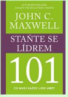 Staňte se lídrem 101 co musí každý lídr umět