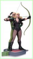 Green Arrow & Black Canary Statue Set